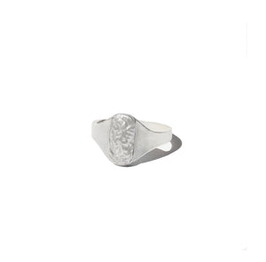 TOPH STONE RING SILVER